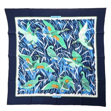 エルメス カレ90 COLSVERTS マルチカラー シルク100％ レディース 【中古】【other】