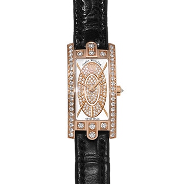 ハリー ウィンストン アヴェニュー C ミニ AVCQHM16RR045 ホワイトシェル/ダイヤモンド レディース 時計 【中古】【wristwatch】