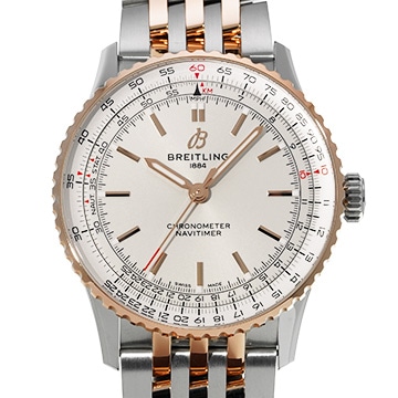 ブライトリング ナビタイマー オートマチック 41 U17329F41G1U1 アイボリー メンズ 時計 【中古】【wristwatch】