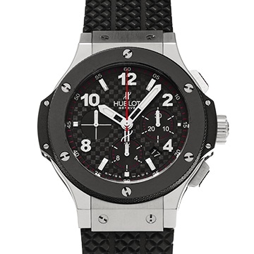 ウブロ ビッグバン スチール セラミック 301.SB.131.RX ブラックカーボン メンズ 時計 【中古】【wristwatch】