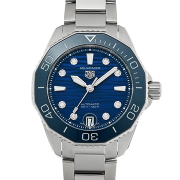 タグ ホイヤー アクアレーサー プロフェッショナル 300 WBP231B.BA0618 ブルー/ダイヤモンド メンズ 時計 【中古】【wristwatch】