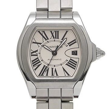 カルティエ ロードスターS LM W6206017 シルバー メンズ 時計 【中古】【wristwatch】