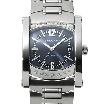 ブルガリ アショーマ AA44C14SSD ブルーグレー メンズ 時計 【中古】【wristwatch】