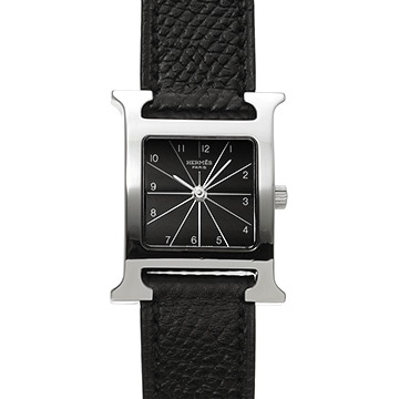 エルメス Hウォッチ HH1.210 ブラック レディース 時計 【中古】【wristwatch】