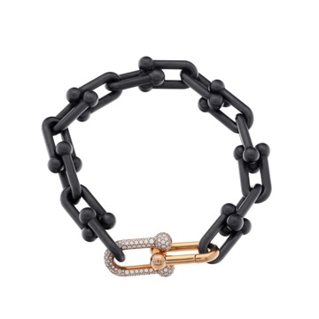 ティファニー ハードウェア ブレスレット ゴールド K18ピンクゴールド PG/チタン レディース ジュエリー 【中古】【jewelry】