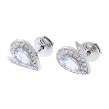 ショーメ ジョセフィーヌエグレット ピアス シルバー 085190-000 K18ホワイトゴールド WG レディース ジュエリー 【中古】【jewelry】