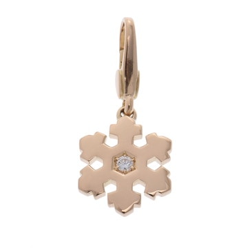 ブルガリ スノーフレーク チャーム 1PD ゴールド K18イエローゴールド YG レディース ジュエリー 【中古】【jewelry】