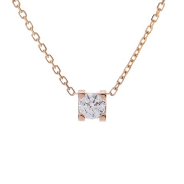 カルティエ Cドゥ ネックレス 0.21ct ゴールド CRN7424281 K18ピンクゴールド PG レディース ジュエリー 【中古】【jewelry】