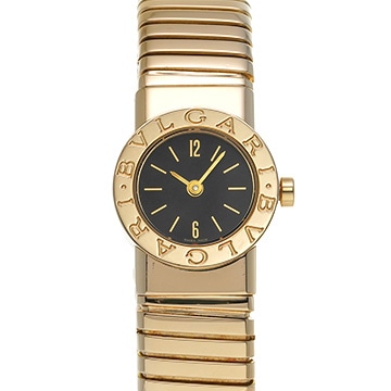 ブルガリ ブルガリブルガリ トゥボガス BB192TG ブラック/ダイヤモンド レディース 時計 【中古】【wristwatch】