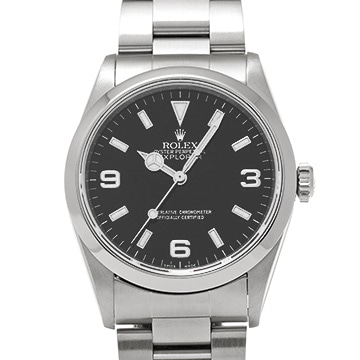 ロレックス エクスプローラー 14270 ブラック メンズ 時計 【中古】【wristwatch】