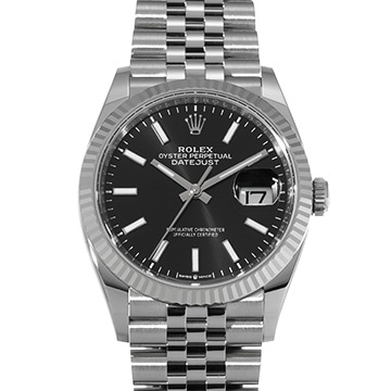 ロレックス デイトジャスト 41 126334 ブライトブラック メンズ 時計 【新品】【wristwatch】