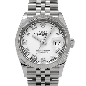 ロレックス デイトジャスト 36 126234 ホワイト メンズ 時計 【中古】【wristwatch】
