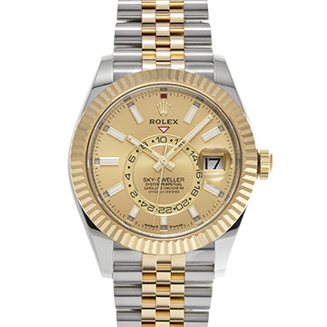 ロレックス スカイドゥエラー 336933 シャンパン メンズ 時計 【中古】【wristwatch】