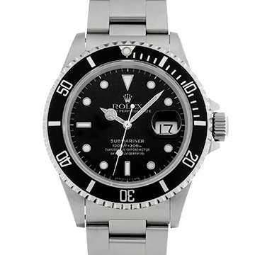 ロレックス サブマリーナ デイト 16610 ブラック メンズ 時計 【中古】【wristwatch】