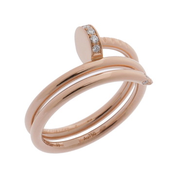 カルティエ ジュストアンクルリング ダブル SM #49 ゴールド K18ピンクゴールド PG レディース ジュエリー 【中古】【jewelry】