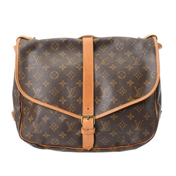 ルイ ヴィトン モノグラム ソミュール 35 ブラウン M42254 モノグラムキャンバス ユニセックス バッグ 【中古】【bag】