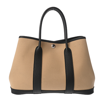 エルメス ガーデンパーティ TPM トレンチ/ブラック トワルオフィシェ/ネゴンダ レディース バッグ 【中古】【bag】
