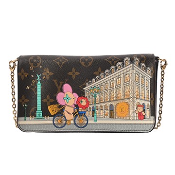 ルイ ヴィトン モノグラム ポシェットフェリシー ヴィヴィエンヌ ブラウン M81545 モノグラムキャンバス レディース バッグ 【中古】【bag】