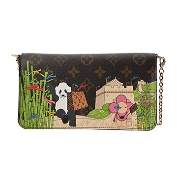 ルイ ヴィトン モノグラム ポシェットフェリシー ヴィヴィエンヌ ブラウン M80992 モノグラムキャンバス レディース バッグ 【中古】【bag】