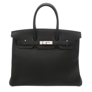 エルメス バーキン 35 ブラック トゴ ユニセックス バッグ 【中古】【bag】