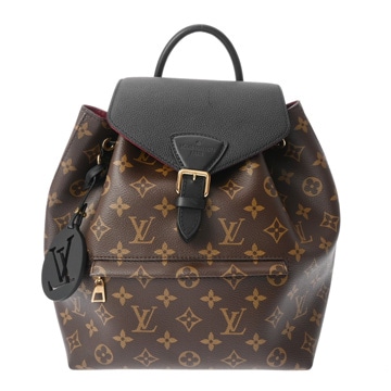 ルイ ヴィトン モノグラム モンスリ NM PM ノワール M45515 モノグラムキャンバス/カラーレザー レディース バッグ 【中古】【bag】