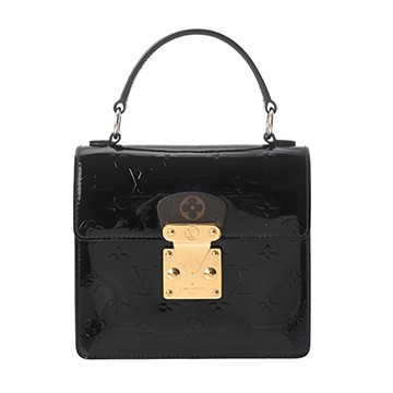 ルイ ヴィトン モノグラム/モノグラムヴェルニ/エピ スプリングストリート ノワール M90375 モノグラムキャンバス/ヴェルニ/レザー レディース バッグ 【中古】【bag】