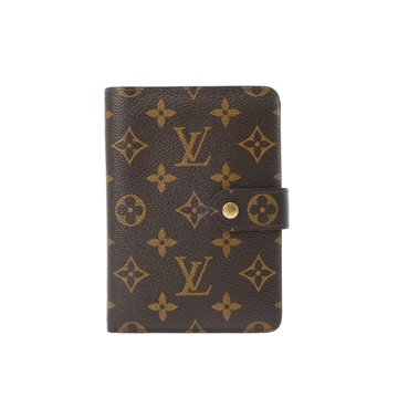 ルイ ヴィトン モノグラム ポルト パピエ ジップ ブラウン M61207 モノグラムキャンバス レディース 財布 【中古】【purse】