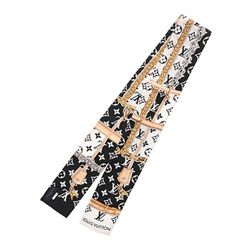 ルイ ヴィトン バンドー モノグラム コンフィデンシャル ノワール M78656 シルク100% レディース 【中古】【other】