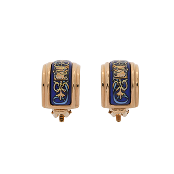 エルメス エマイユ 七宝焼 マルチカラー/ゴールド金具 エナメル レディース ジュエリー 【中古】【jewelry】