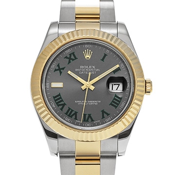 ロレックス デイトジャストII 116333 グレー メンズ 時計 【中古】【wristwatch】