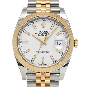 ロレックス デイトジャスト 126333 ホワイト メンズ 時計 【中古】【wristwatch】