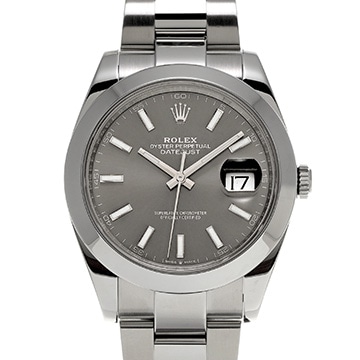 ロレックス デイトジャスト 41 126300 スレート メンズ 時計 【中古】【wristwatch】