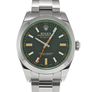 ロレックス ミルガウス 116400GV ブラック メンズ 時計 【中古】【wristwatch】