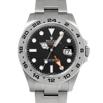 ロレックス エクスプローラーII 216570 ブラック メンズ 時計 【中古】【wristwatch】