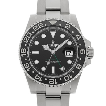 ロレックス GMTマスターII 116710LN ブラック メンズ 時計 【中古】【wristwatch】