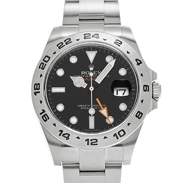 ロレックス エクスプローラーII 216570 ブラック メンズ 時計 【中古】【wristwatch】