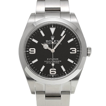 ロレックス エクスプローラー 214270 ブラック メンズ 時計 【中古】【wristwatch】