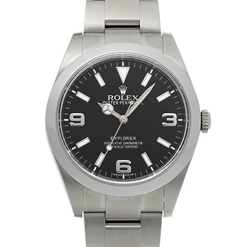 ロレックス エクスプローラー 214270 ブラック メンズ 時計 【中古】【wristwatch】