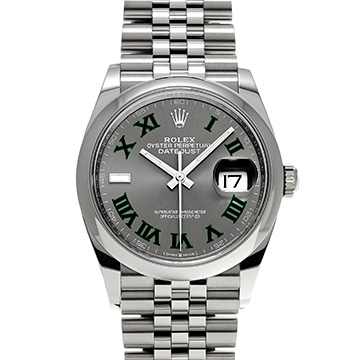 ロレックス デイトジャスト 36 126200 スレート メンズ 時計 【中古】【wristwatch】