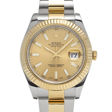 ロレックス デイトジャストII 116333 シャンパン メンズ 時計 【中古】【wristwatch】