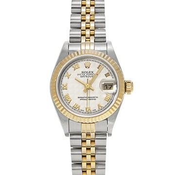 ロレックス デイトジャスト 26 79173 アイボリーピラミッド レディース 時計 【中古】【wristwatch】