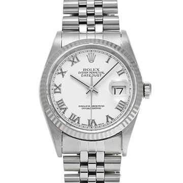 ロレックス デイトジャスト 16234 ホワイト メンズ 時計 【中古】【wristwatch】