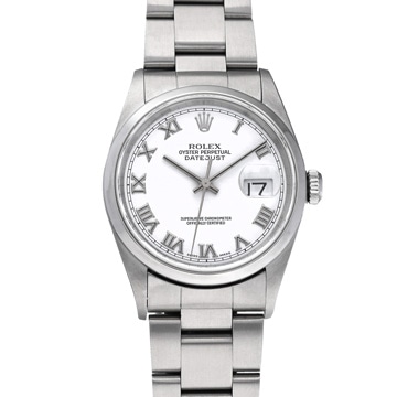 ロレックス デイトジャスト 16200 ホワイト メンズ 時計 【中古】【wristwatch】