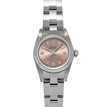 ロレックス オイスターパーペチュアル 76080 ピンク レディース 時計 【中古】【wristwatch】