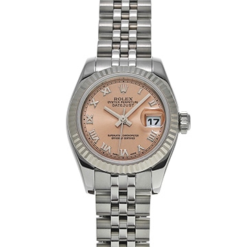 ロレックス デイトジャスト 179174 ピンク レディース 時計 【中古】【wristwatch】