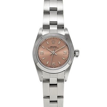 ロレックス オイスターパーペチュアル 67180 ピンク レディース 時計 【中古】【wristwatch】