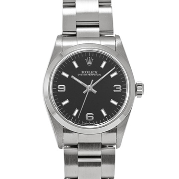 ロレックス オイスターパーペチュアル 67480 ブラック ユニセックス 時計 【中古】【wristwatch】