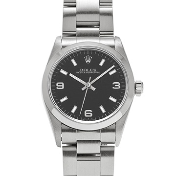 ロレックス オイスターパーペチュアル 67480 ブラック ユニセックス 時計 【中古】【wristwatch】