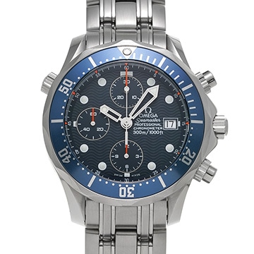 オメガ シーマスター プロフェッショナル 300 クロノグラフ 2599.80 ブルー メンズ 時計 【中古】【wristwatch】