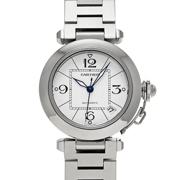 カルティエ パシャC W31074M7 ホワイト ユニセックス 時計 【中古】【wristwatch】